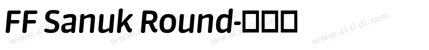 FF Sanuk Round字体转换 FF Sanuk Round字体转换